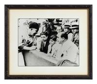 A Group of 14 Photographs of Various Chicago Baseball Players Formerly Displayed at Mike Ditka’s Restaurant