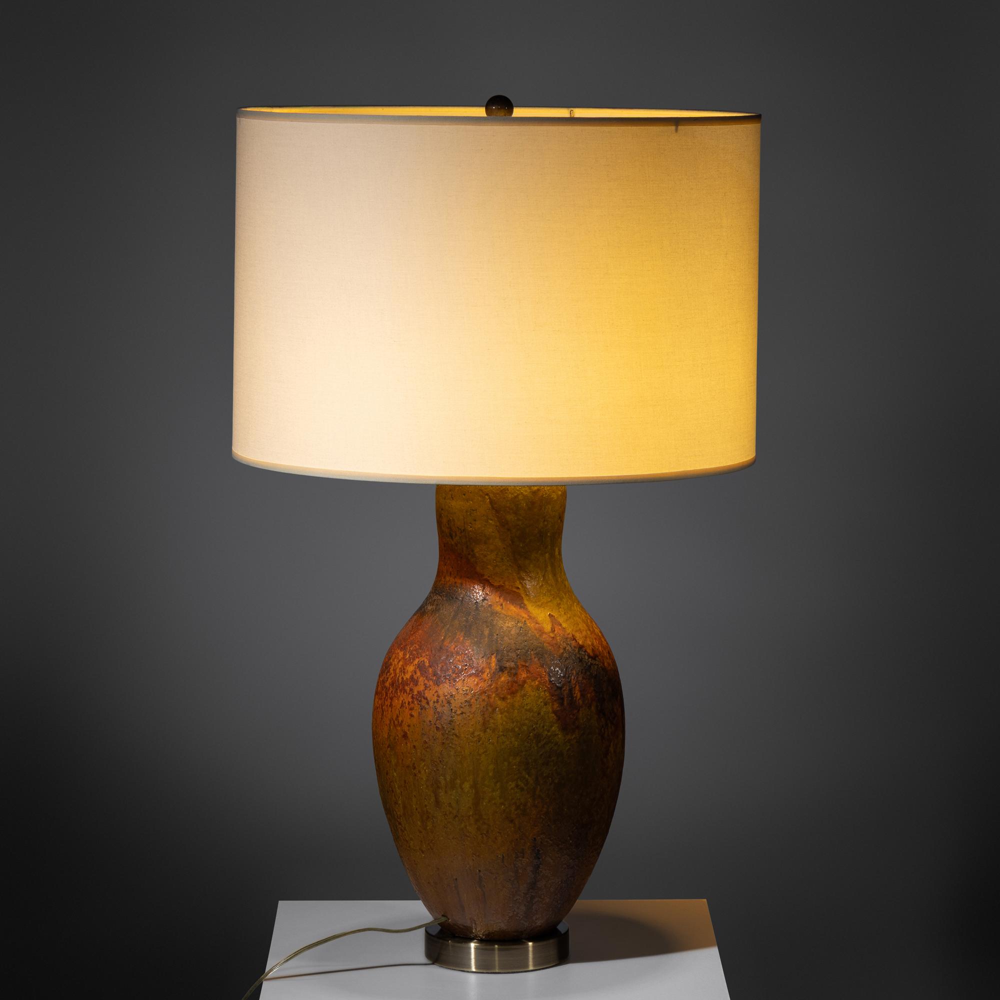 Ceramic table lamp for Raymor, Italy, c. 1960