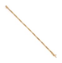 YELLOW GOLD AND DIAMOND BRACELET