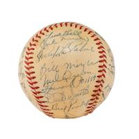 A 1952 Pittsburgh Pirates Team Signed Autograph Baseball