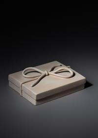 Ceci n'est Pas un Cadeau (This is Not a Gift) Carved Box, 2001