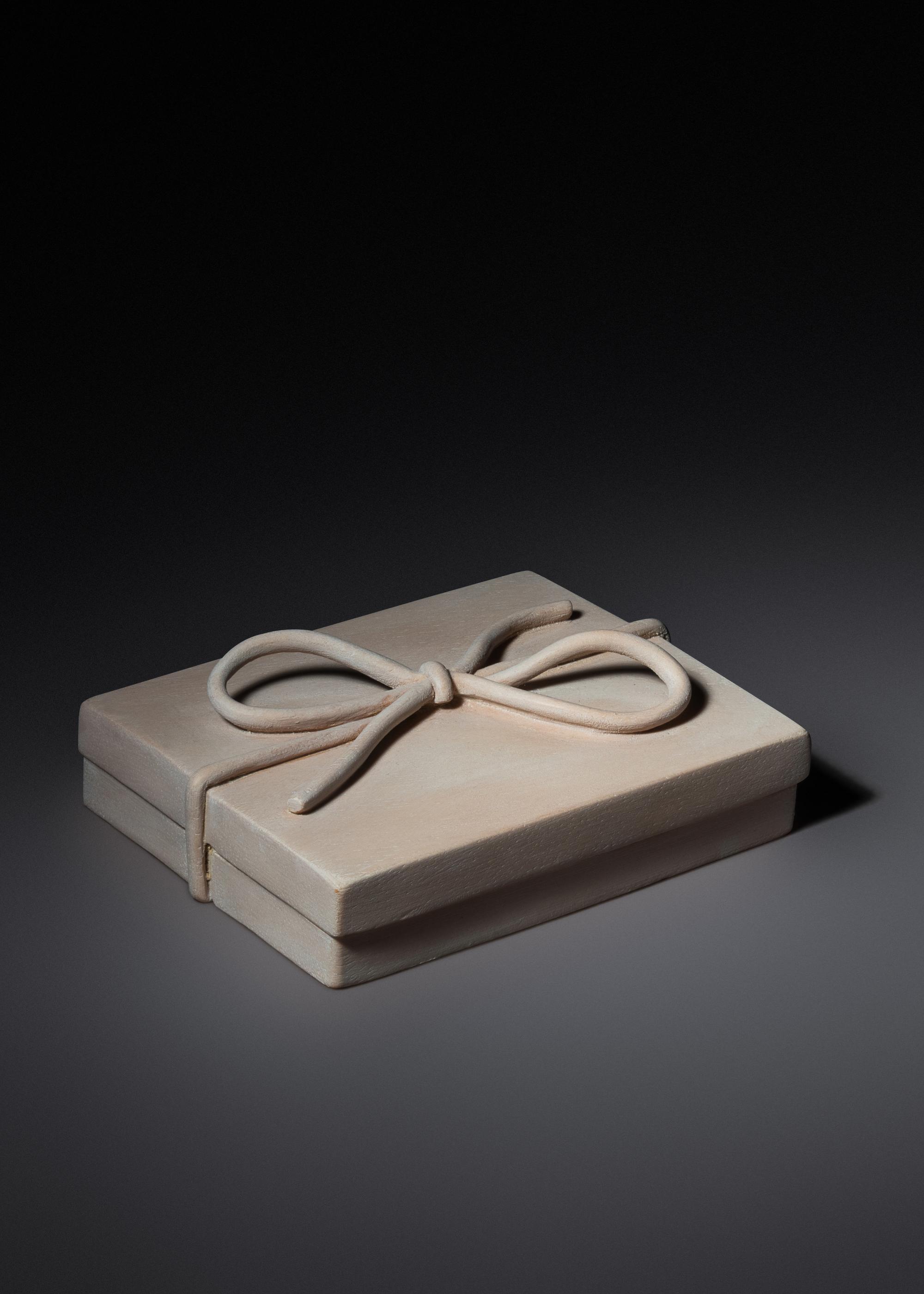 Ceci n'est Pas un Cadeau (This is Not a Gift) Carved Box, 2001