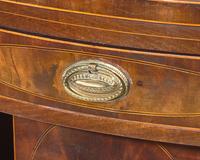 A Federal Inlaid and Figured Mahogany Serpentine Front Sideboard, New York, NY, Circa 1800