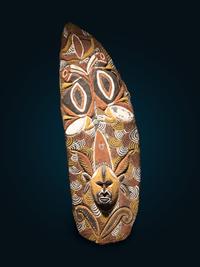 An Abelam Wood Spirit Shield