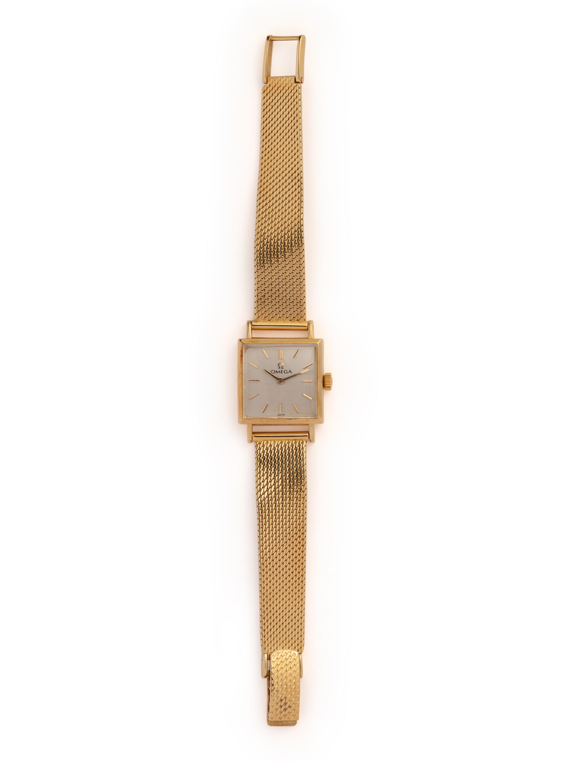 OMEGA, 18K YELLOW GOLD WRISTWATCH