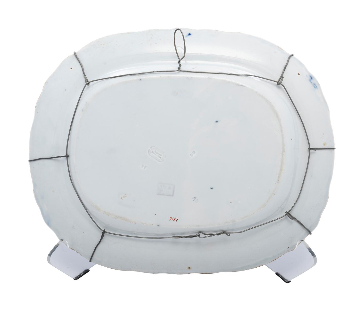 A Charles Meigh Imari Style Stone China Platter