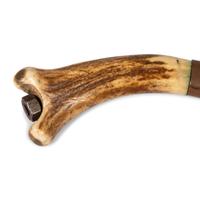 Plains Knife Sheaths, made of Recycled Parfleche — lot of two