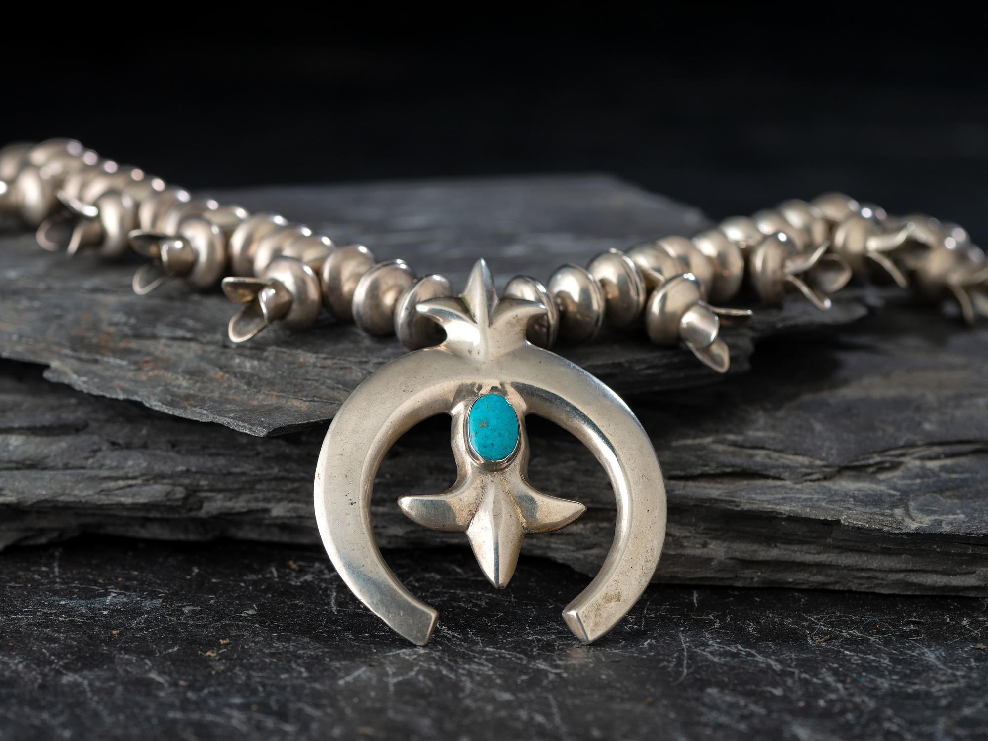 Silver Squash Blossom Necklace