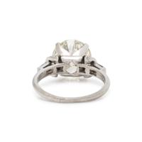 PLATINUM AND DIAMOND RING