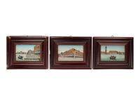 Three Italian Framed Micromosaic Plaques