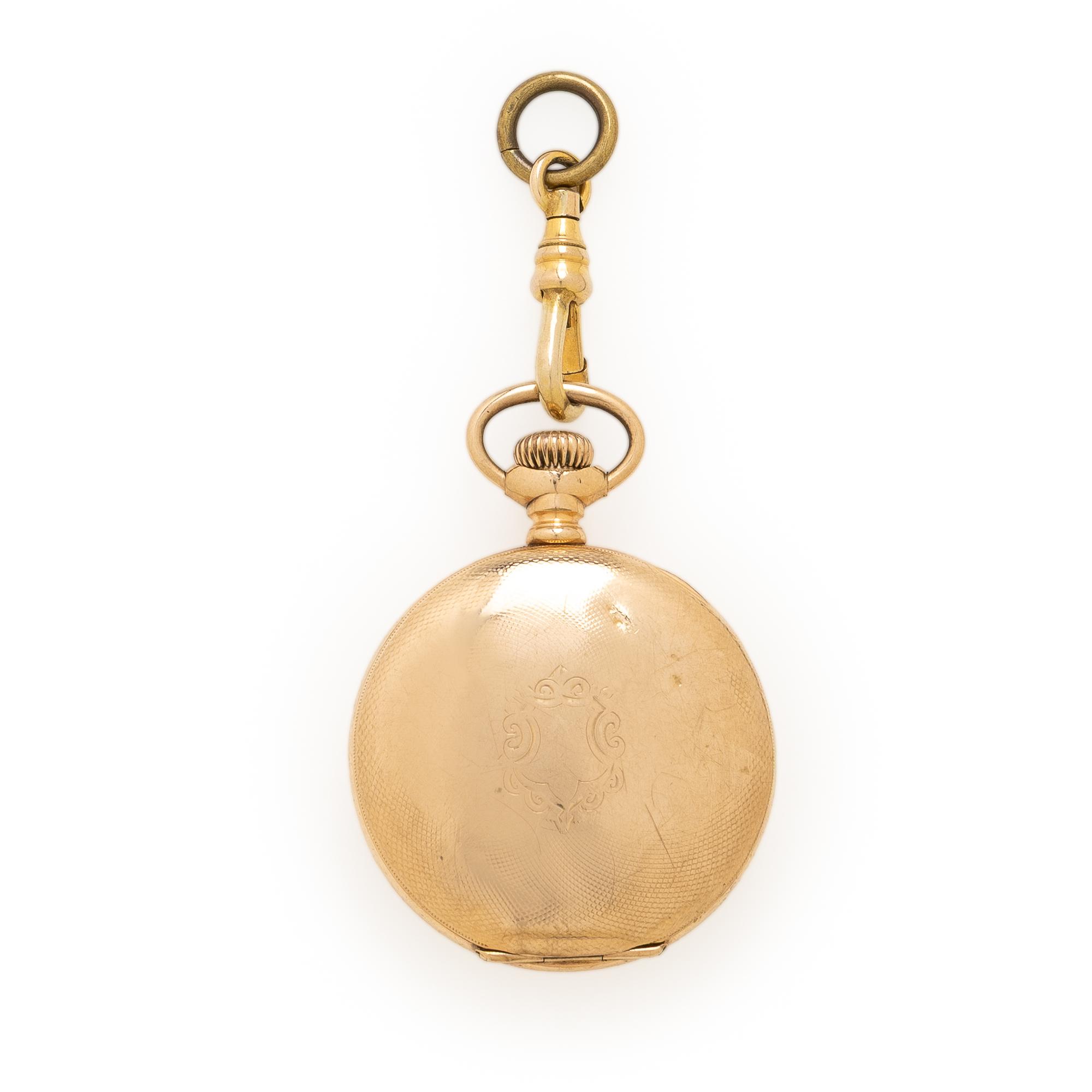 Elgin, Yellow Gold Pocket Watch