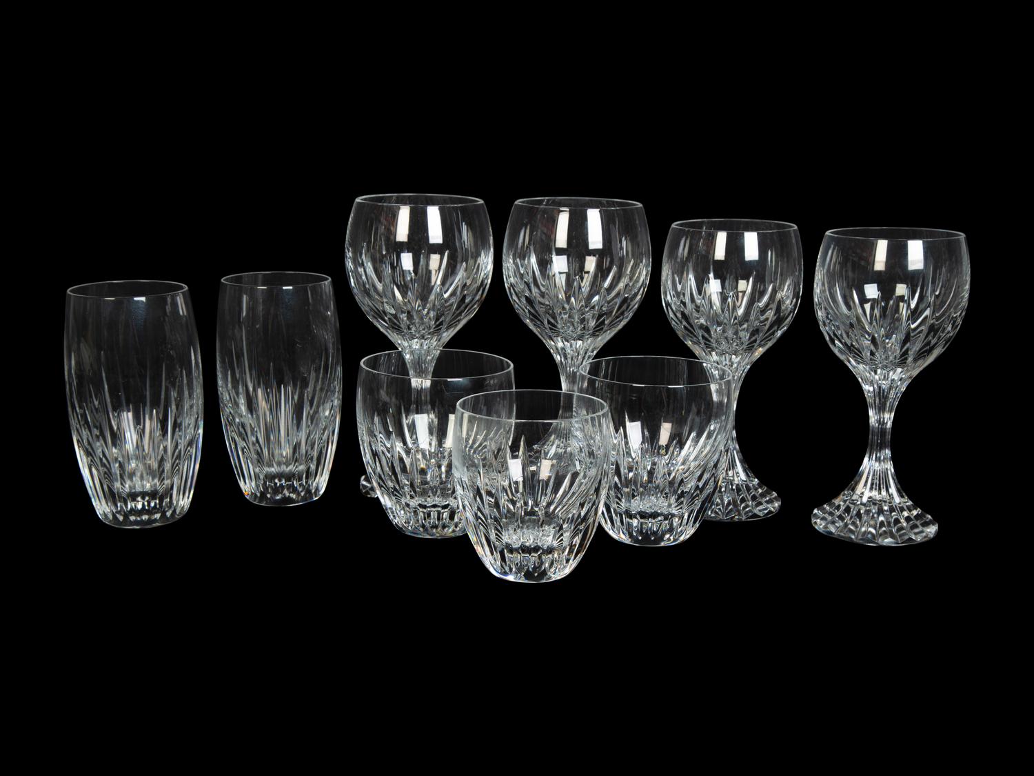 A Baccarat Masséna Stemware Service