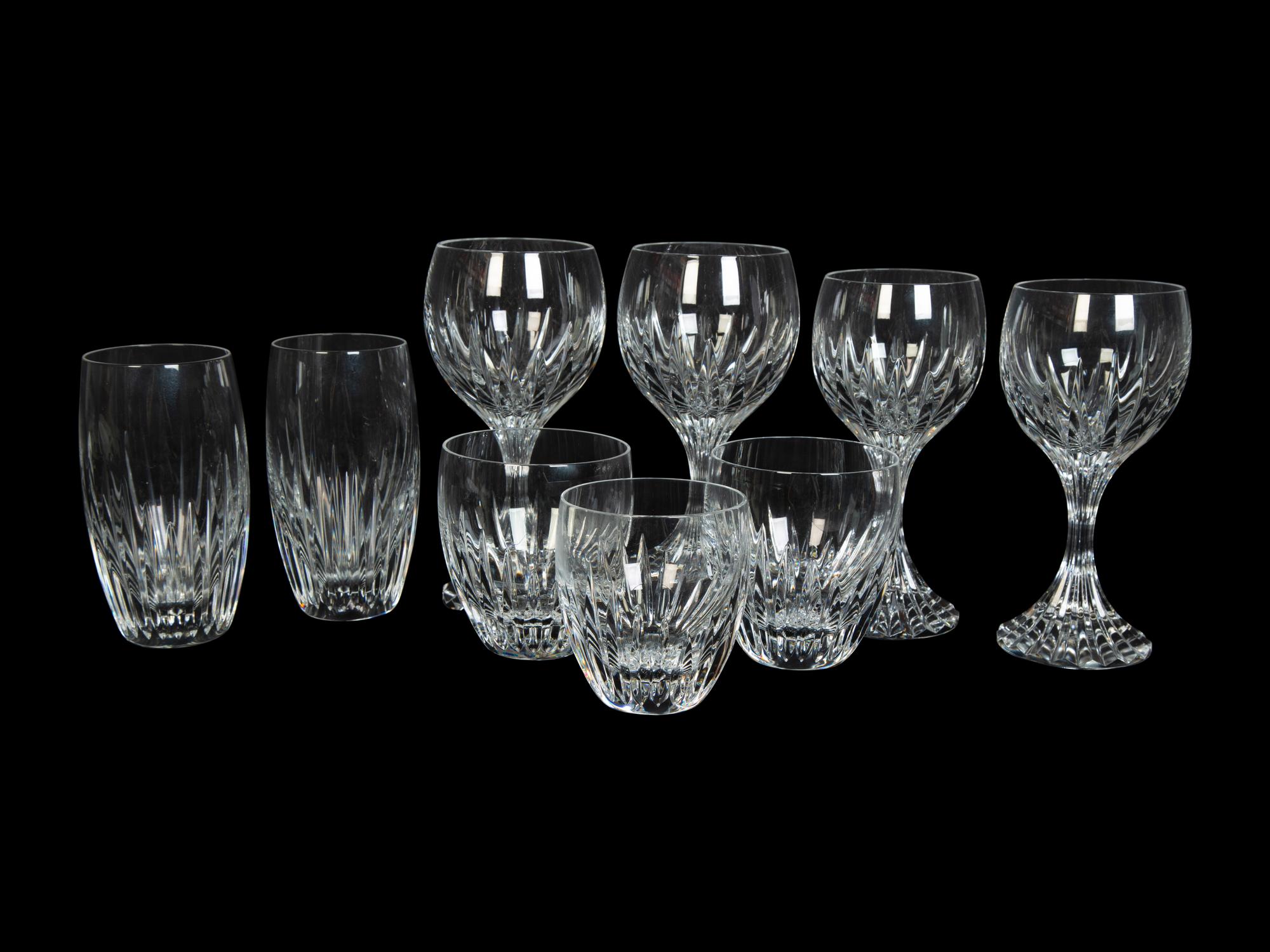 A Baccarat Masséna Stemware Service