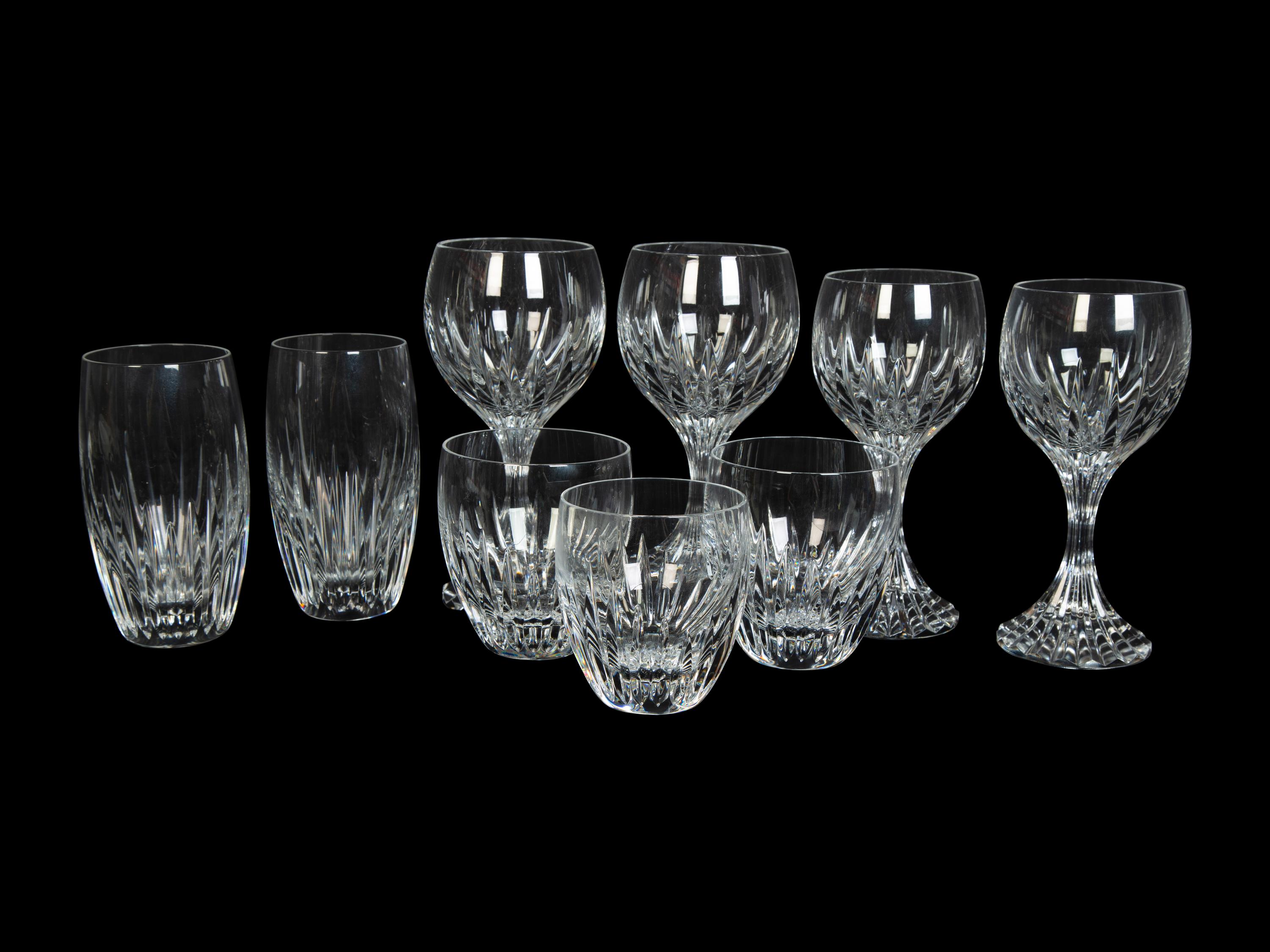 A Baccarat Masséna Stemware Service