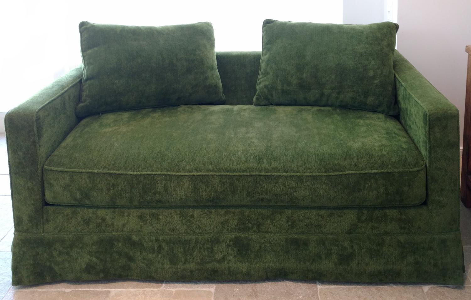 A Green Upholstered Sofa