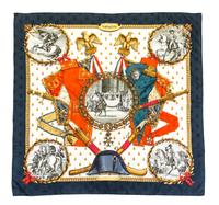 An Hermes 90cm Silk Scarf, 36" x 36".