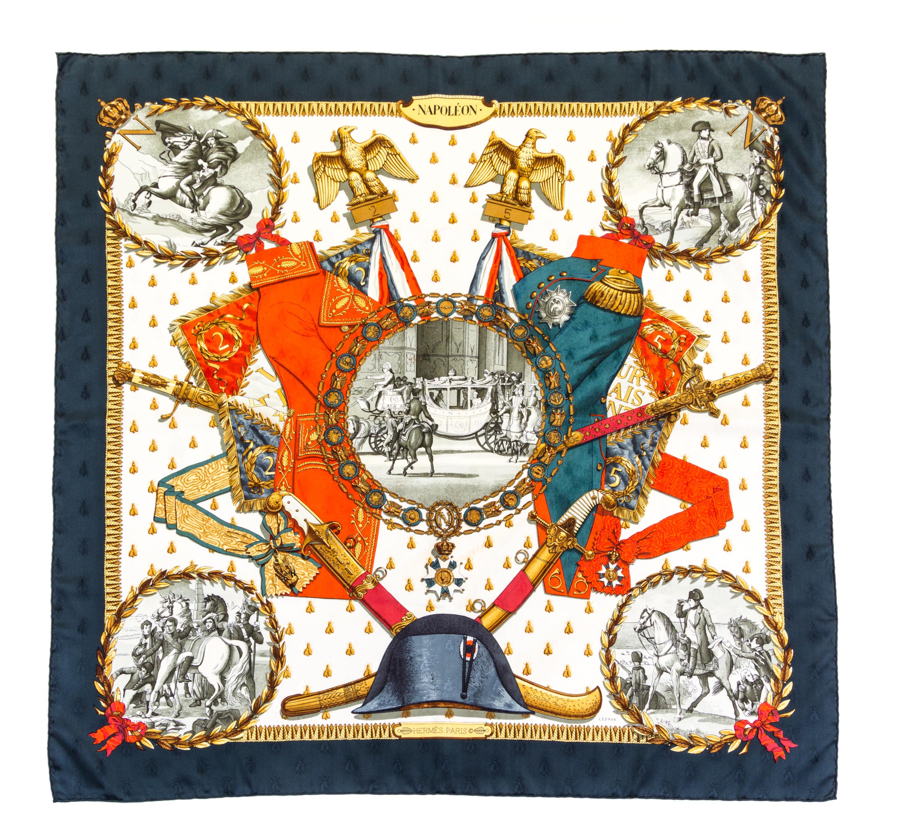 An Hermes 90cm Silk Scarf, 36" x 36".