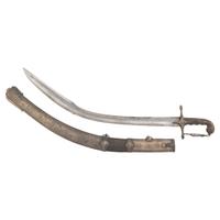 Ottoman Kilij Sword with Wood Lined Scabbard