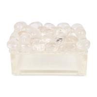 A Contemporary Rock Crystal Mounted Acrylic Box
