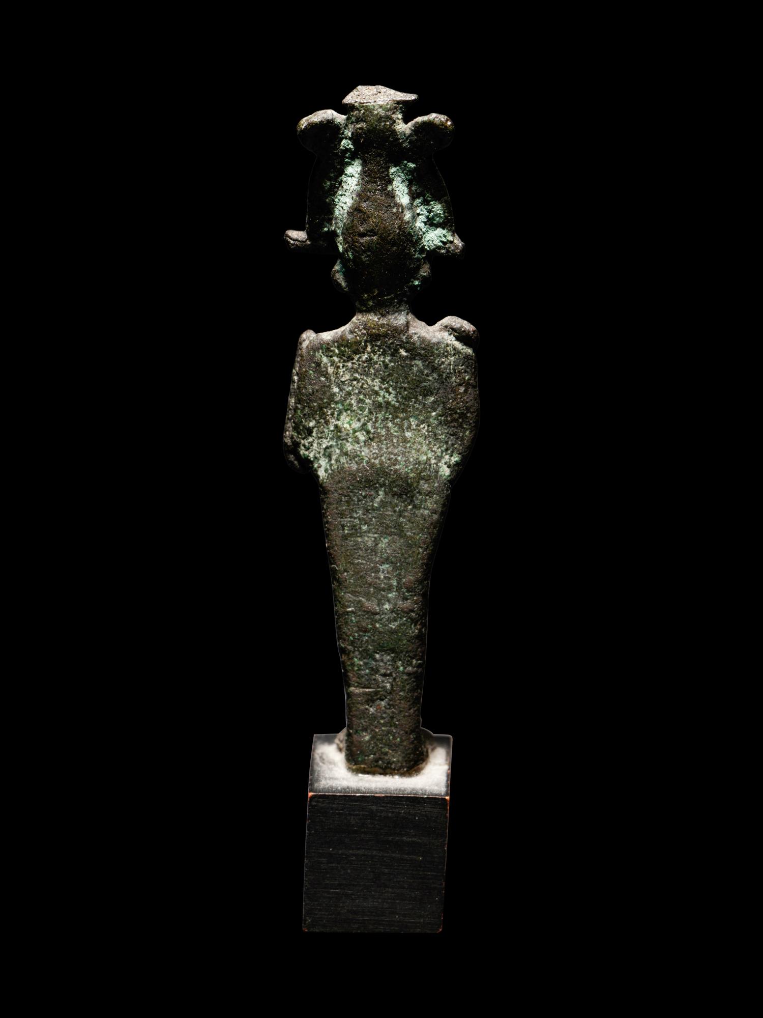 An Egyptian Bronze Osiris
