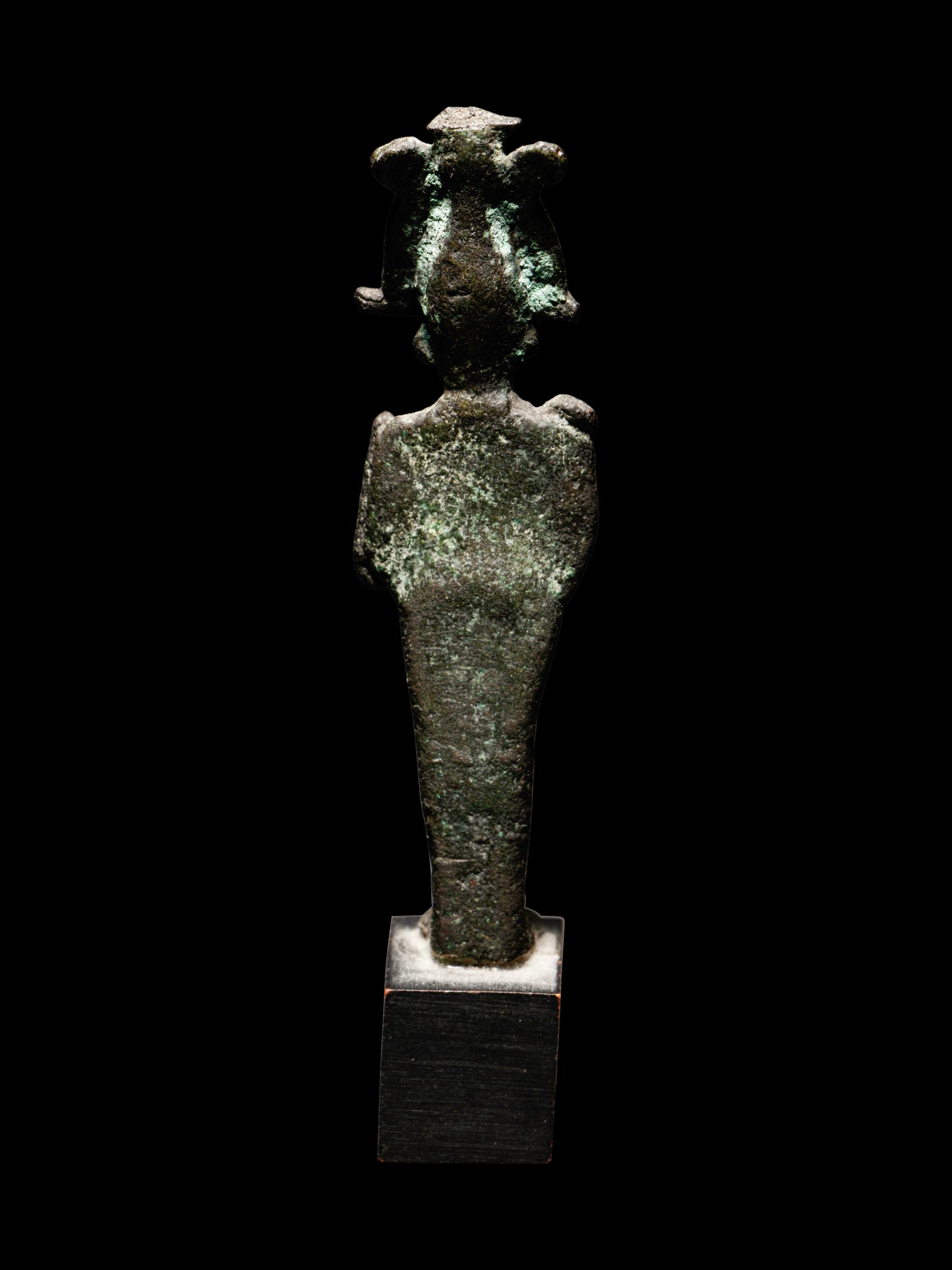 An Egyptian Bronze Osiris