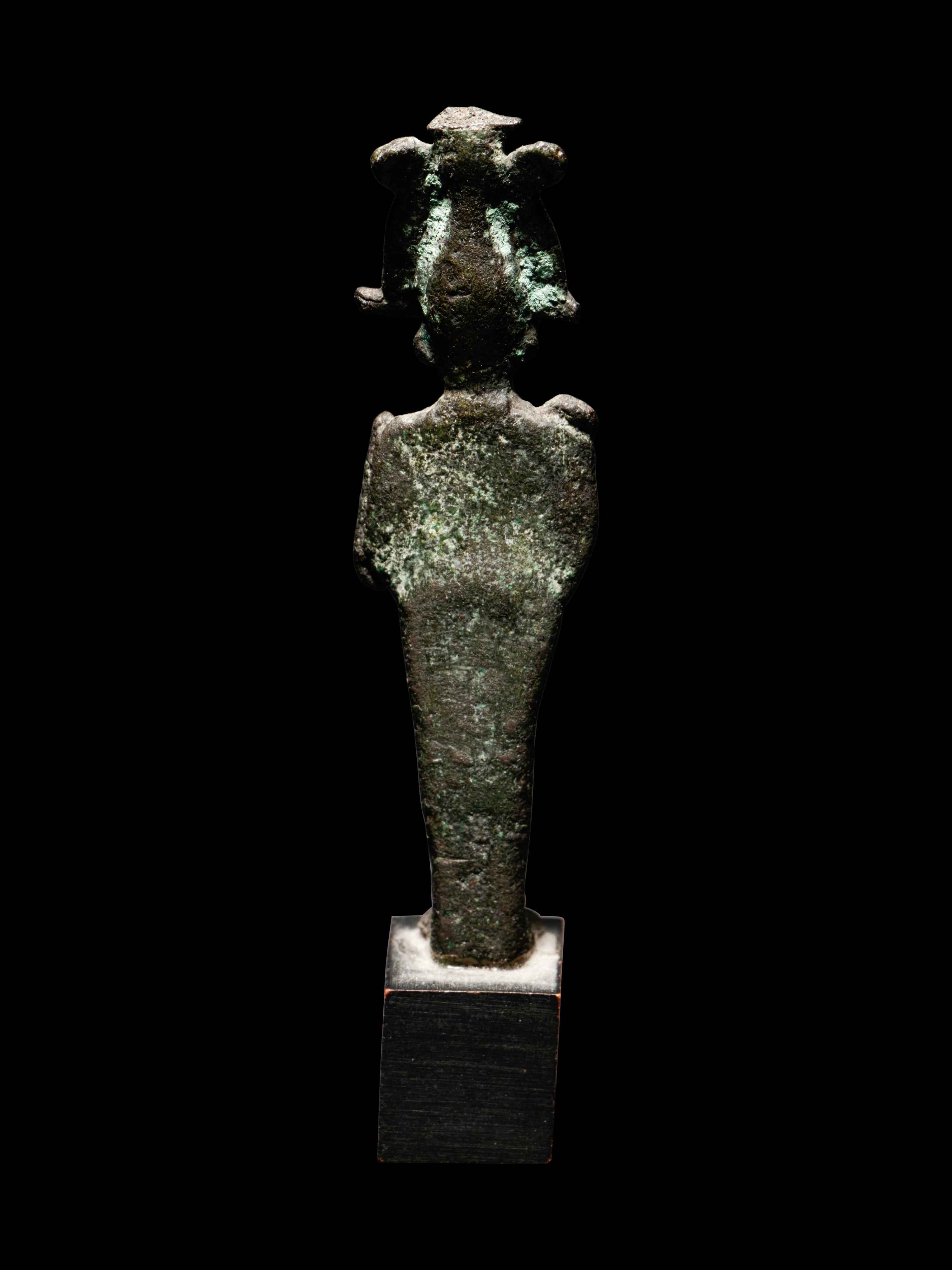 An Egyptian Bronze Osiris