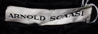 A Scassi Black Silk Gown,