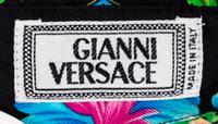 A Gianni Versace Silk Atelier Print Shirt, Size 48.