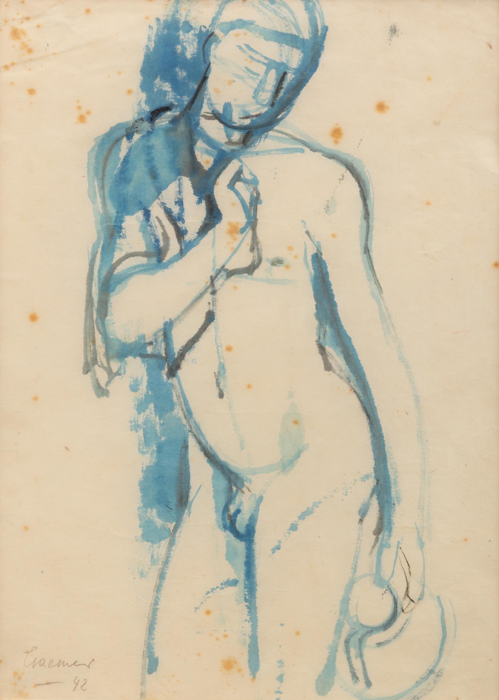 A Group of Five Nude Studies