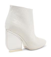 Maison Margiela Alligator Embossed Leather Boots, 2000s