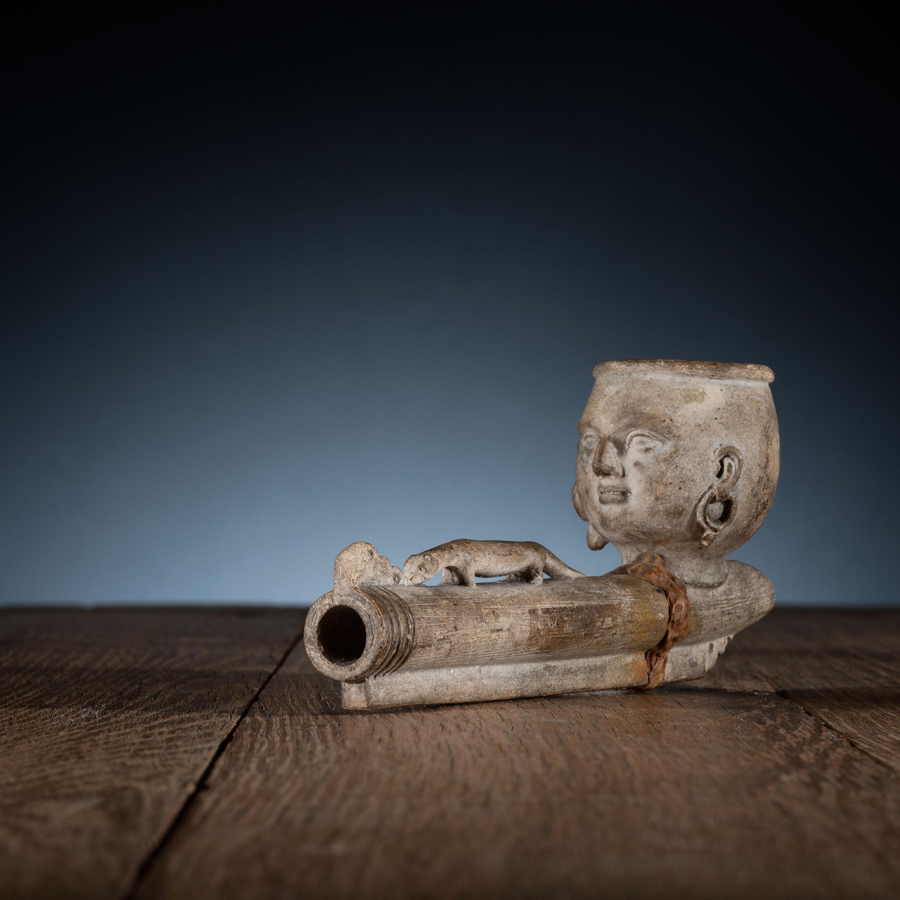 Early Algonquin Effigy Pipe