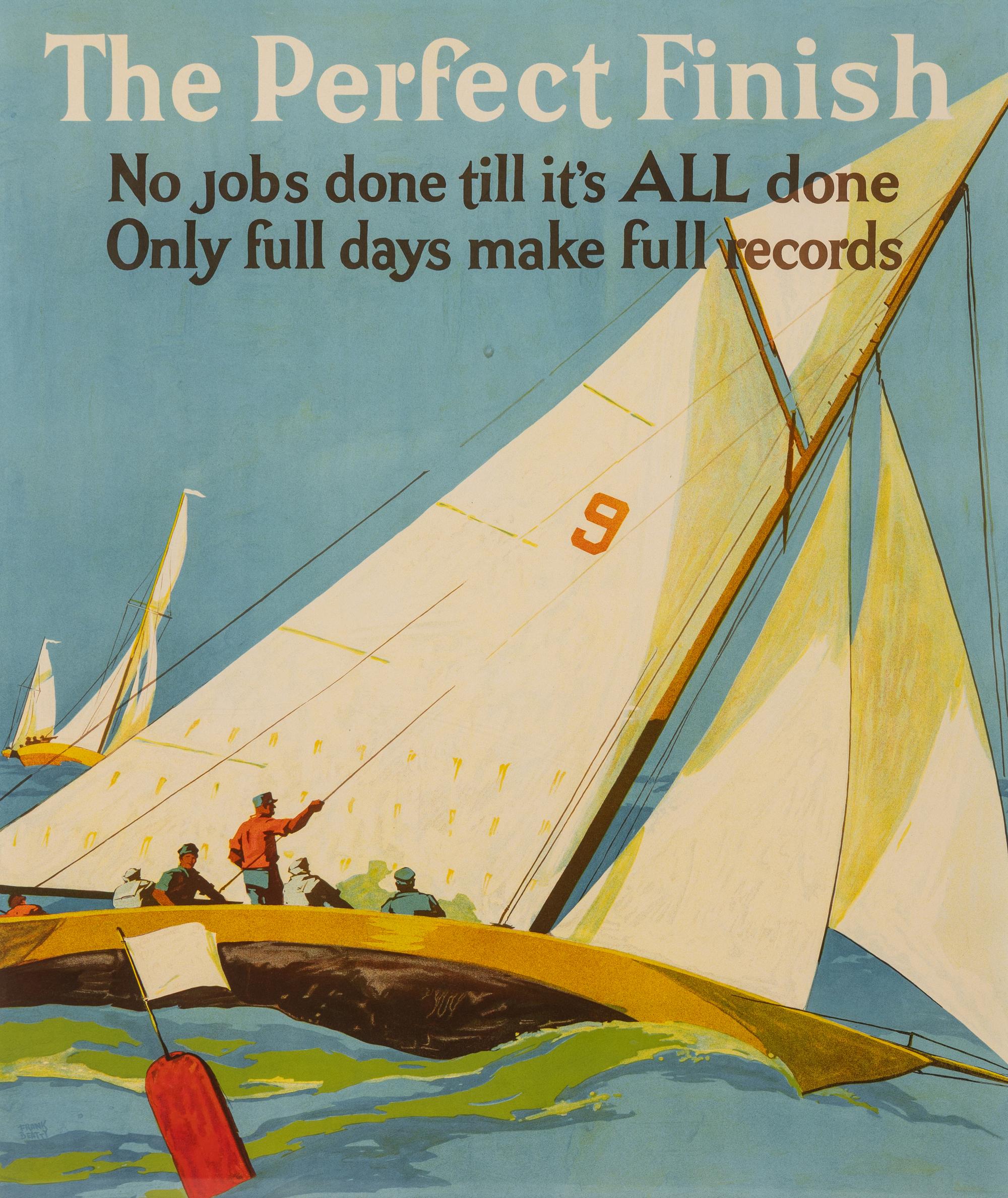 Frank Beatty (American, 1899-1984) — The Perfect Finish , 1929