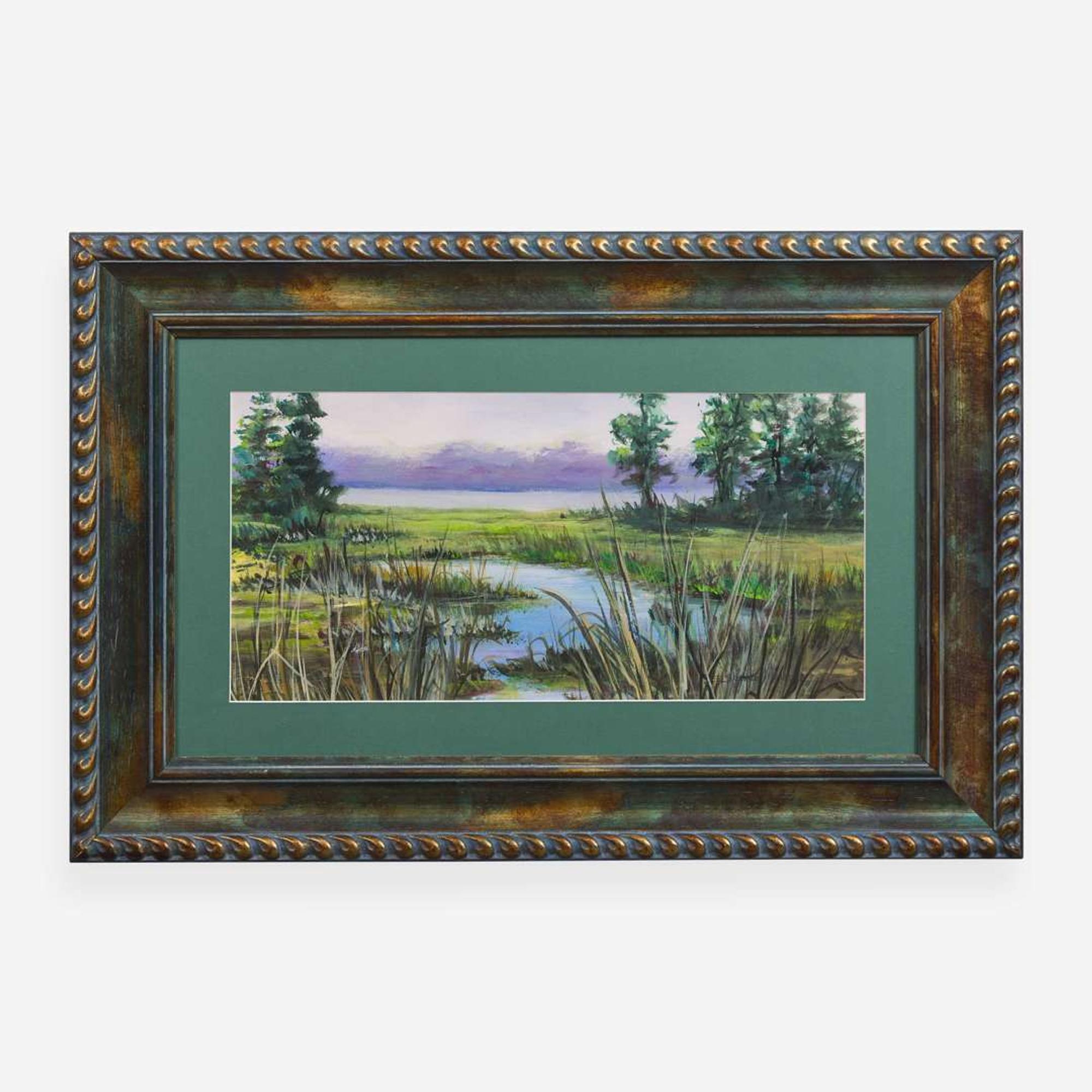 Eileen Shannon Moore (American, 20th Century) Marsh Scene