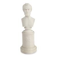 Martin Milmore (American, 1844-1883) Bust of Abraham Lincoln 19th century parianware