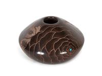 Julie Gutierrez Height 3 1/4 x 6 diameter inches — (Santa Clara, b. 1965)