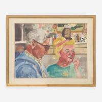 Red Grooms (American, B. 1937) Chaim and Renee