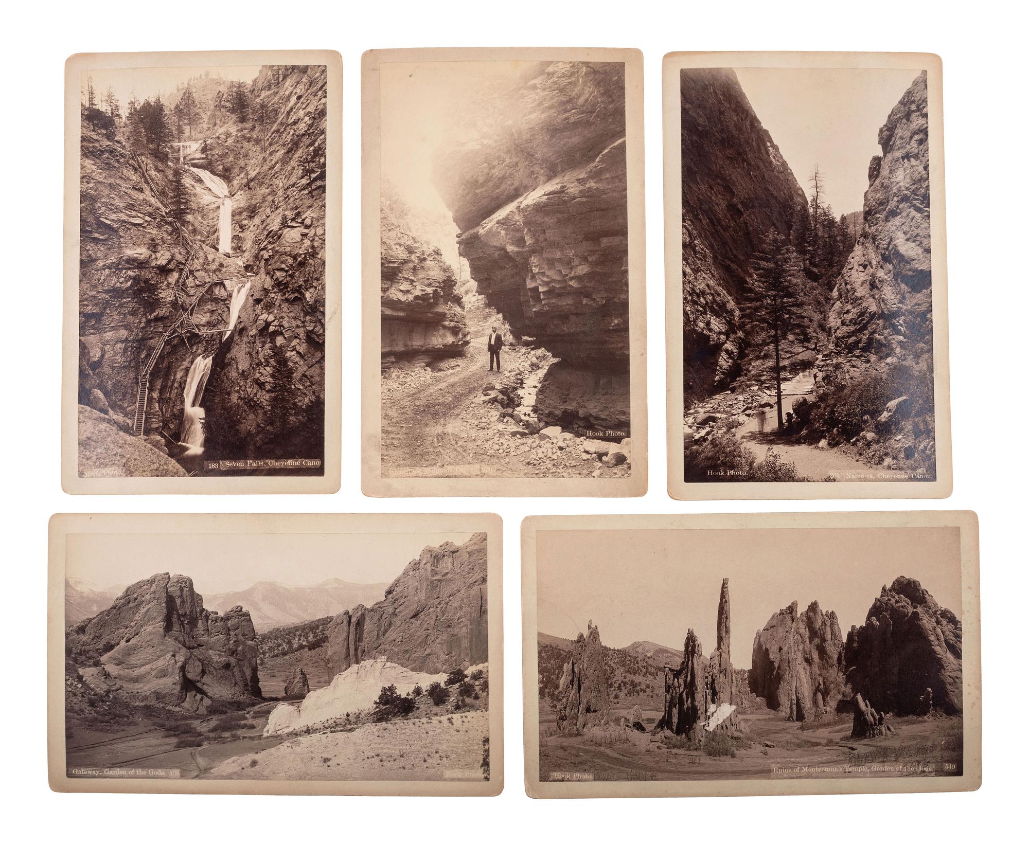 [WESTERN AMERICANA]. 33 photographs of California & Colorado scenery.