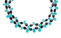 APATITE AND TOURMALINE BEAD NECKLACE