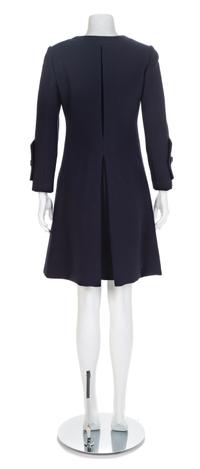 Returned to Owner Galanos Navy Coat Dress, 1960-70s No size label