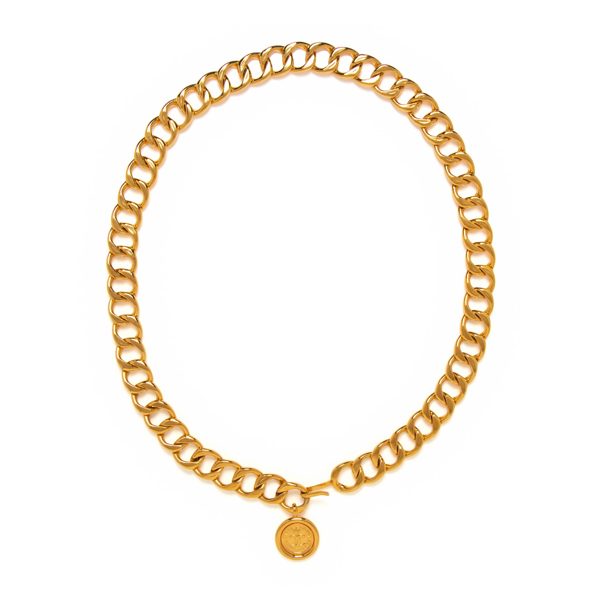 Chanel, Medallion Chain Belt
