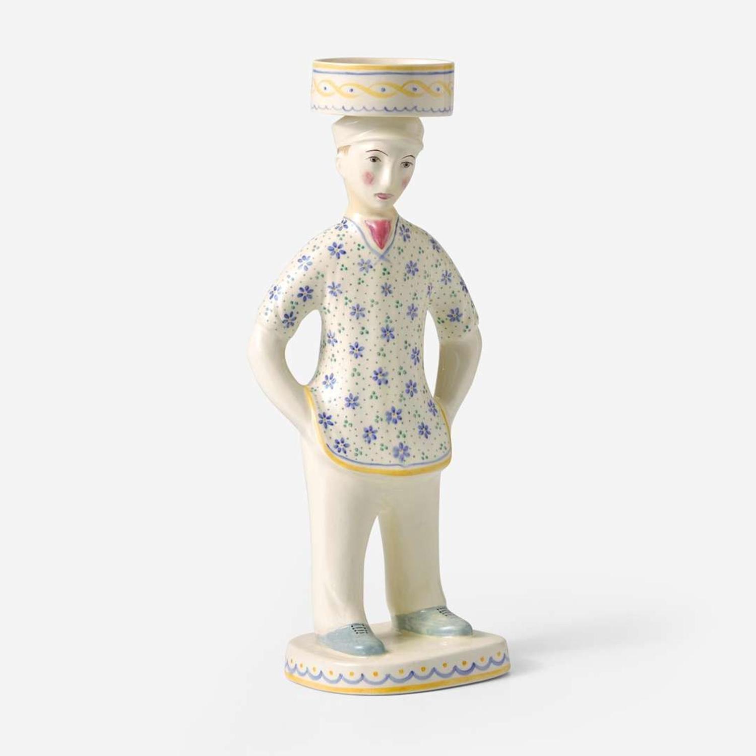 A Wedgwood Arnold Machin (1911-1999) Designed Queensware Figure "The Placer", UK, circa 1940