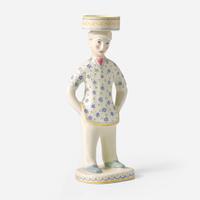 A Wedgwood Arnold Machin (1911-1999) Designed Queensware Figure "The Placer", UK, circa 1940