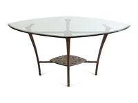 A Suite of Michael Taylor Arcadia Patinated Aluminum Outdoor Dining Furniture