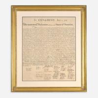[Americana] [Declaration of Independence] (Force, Peter) In Congress, July 4, 1776. The unanimous Declaration of the thirteen united States of America