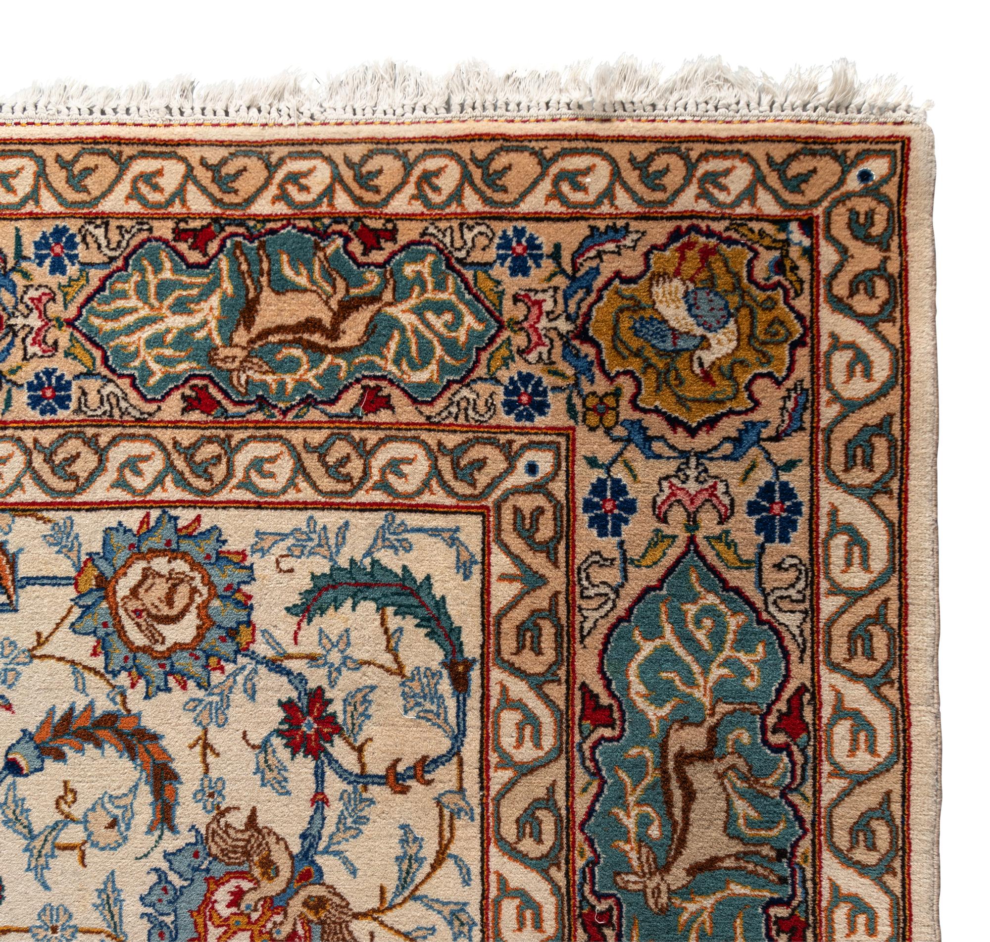 A Kirman Pictorial Rug