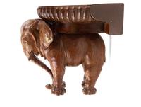A Group of Four Elephant Brackets