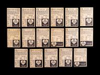 A Group of 17 1954 Red Heart Dog Food Baseball Cards (Including Stan Musial and Duke Snider),