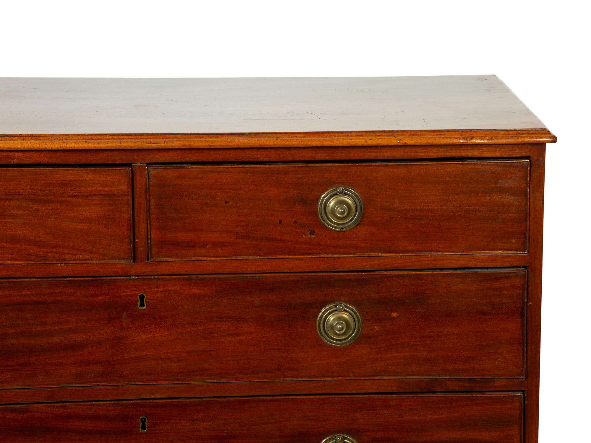 A Regency Style Mahogany Chest of Drawers