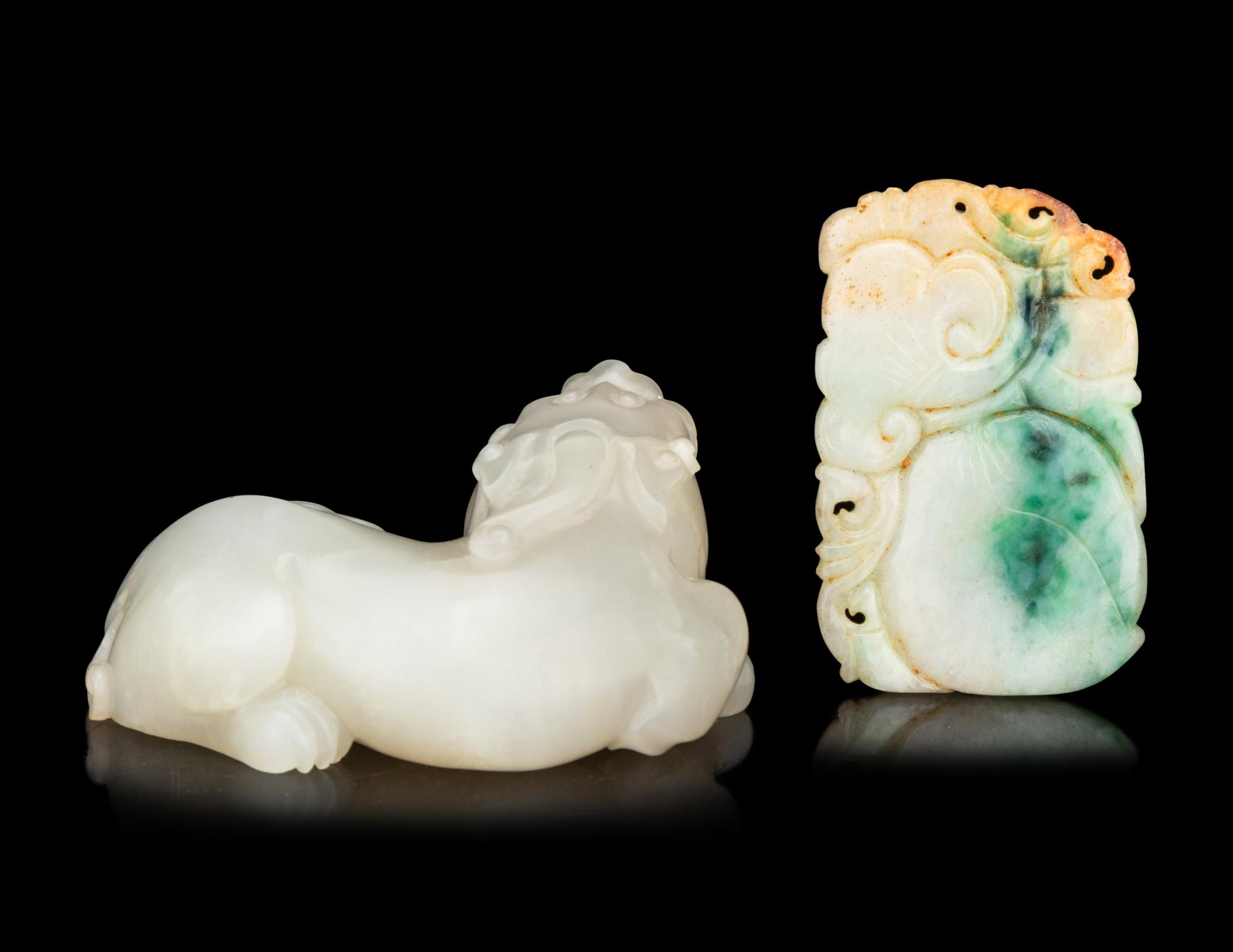 Two Chinese Jade and Jadeite Articles