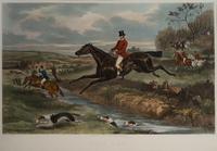 Lithograph After a Hand-Colored Engraving by W. Shayer (British, 1811-1891)